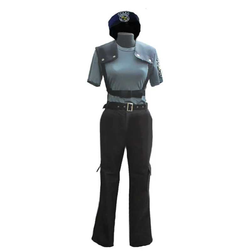 Costumes Newest Jill Valentine Cosplay Costume with hat