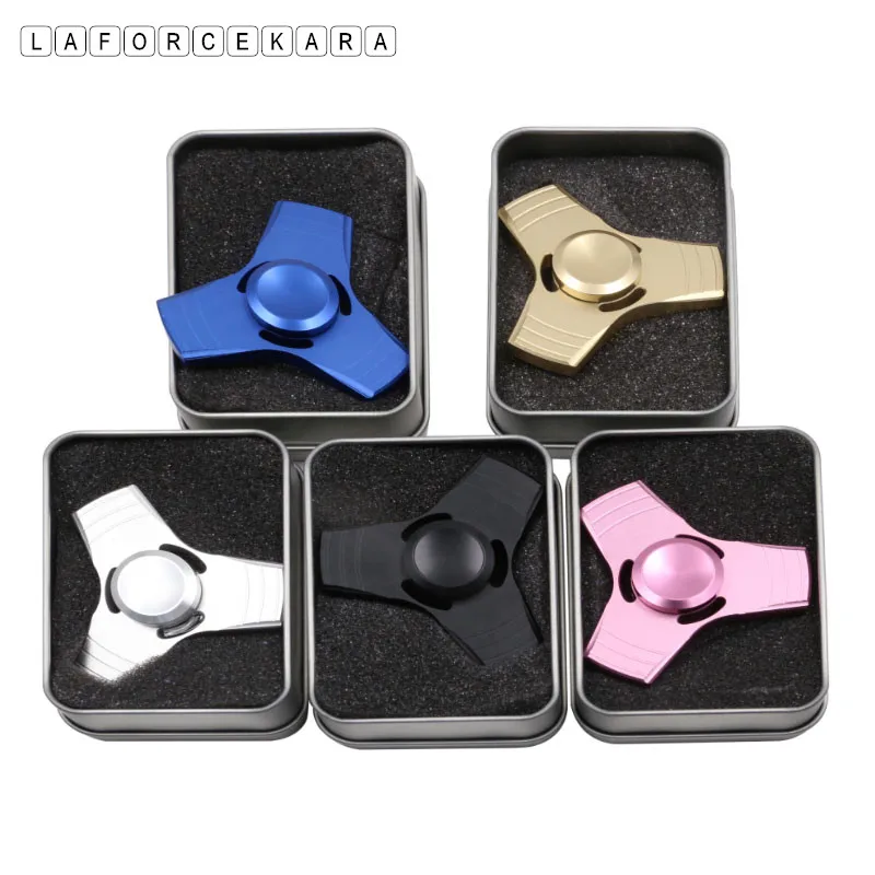 gips Pogo stick spring Selskab Hand Spinner Edc Fidget Tri-spinner Zinc Aluminum Alloy Toy - AliExpress