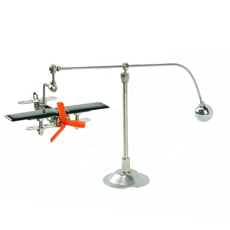 

Science Dynamic Balance Stainless Steel Solar Plane DIY Model