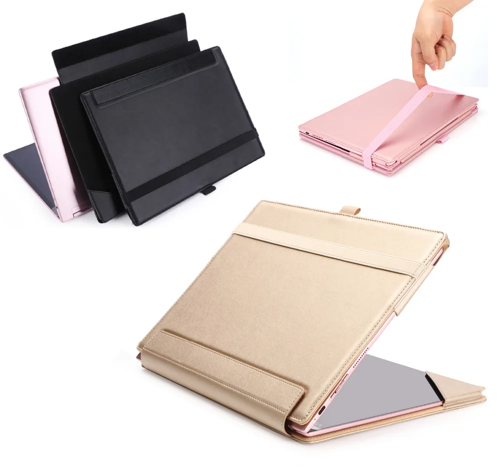 

Ultra Slim Stand Luxury Cowhide PU Leather Skin Case With Keyboard Station Cover For Lenovo Yoga A12 YB-Q501F 12.2 inch Tablet