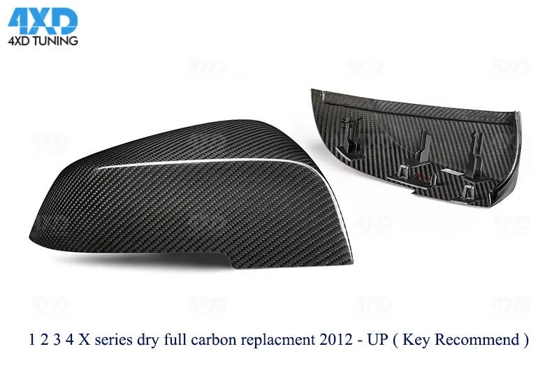 F87 M2 сухой карбоновое зеркало покрывает стиль для BMW F30 F20 F32 F36 X1 E84 Зеркало заднего вида чехол Замена 2012 - Цвет: Dry Carbon Replace