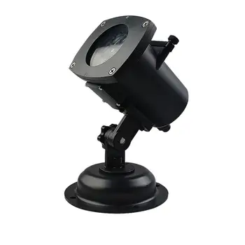 

12 PCS Per Set Film Light Projector High-power 5W Courtyard Waterproof LED Christmas Light Square Garden Outdoor Pin Lawn Lamp