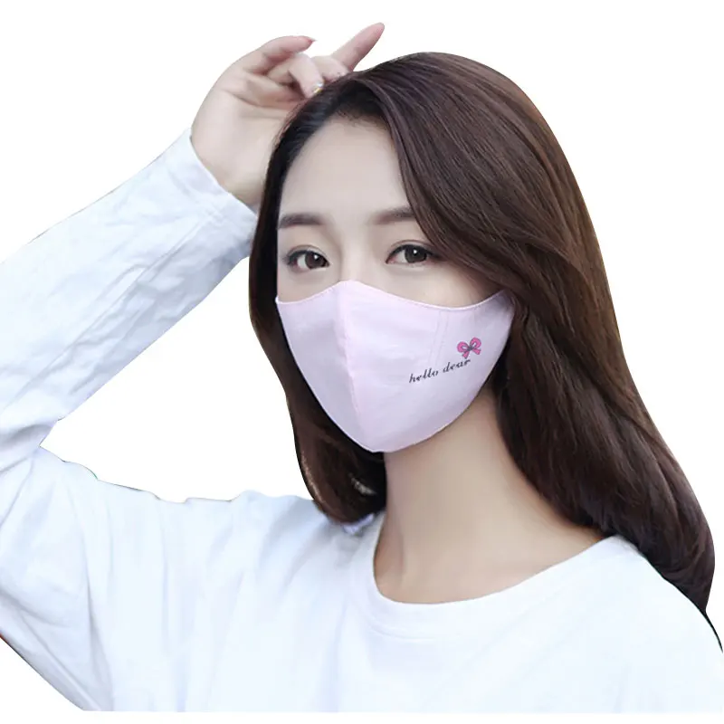1 шт Мода Девушки лицевая маска от пыли фильтр ветрозащитный рот муфельной защита от образования бактерий маски для лица для защиты от