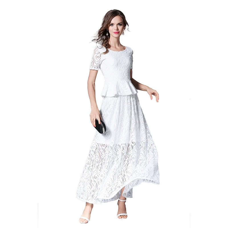 Evening gowns long sleeve lace shirt