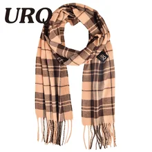 long tartan winter men scarf plaid warm tassel knitted unisex soft warm scarves imitation cashmere winter scarves 2016 hot sale