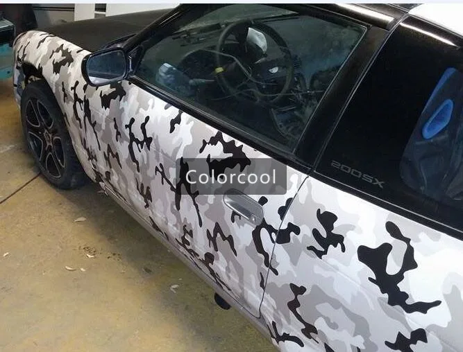 Best Price Camouflage custom auto sticker bom Camo Vinyl Wrap Auto Wrap Met Air Release sneeuwvlok bom sticker Auto Body Sticker