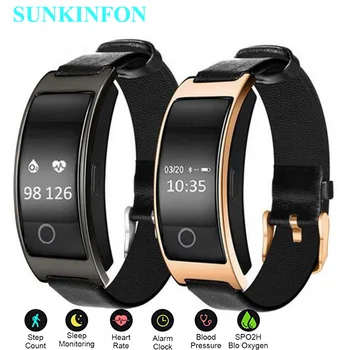 

Waterproof Smart Wristband Blood Pressure Oxygen Pedometer Heart Rate Monitor Bracelet for Huawei Ascend P8 Lite / Mate S 9 8 7