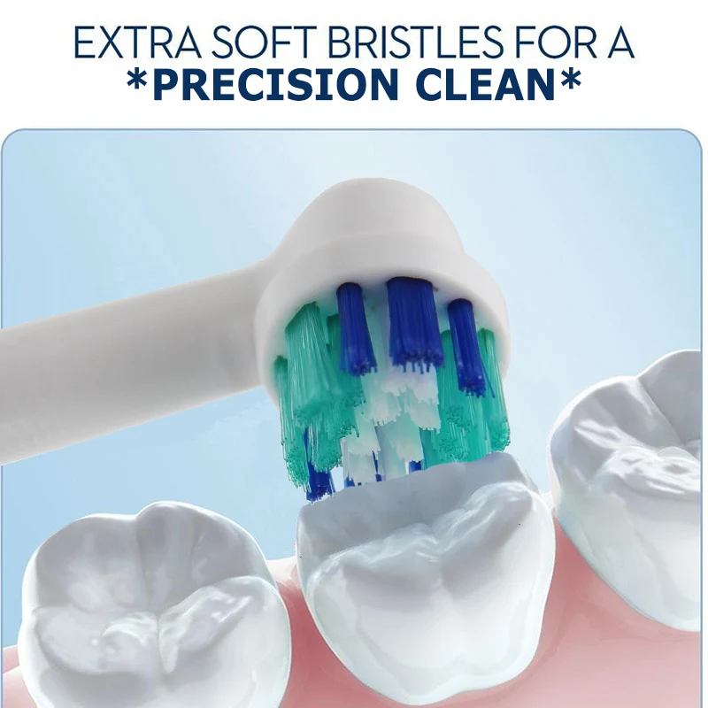 12 шт. головки зубных щеток для полости рта B Vitality Профессиональный уход Замена электрических зубных щеток
