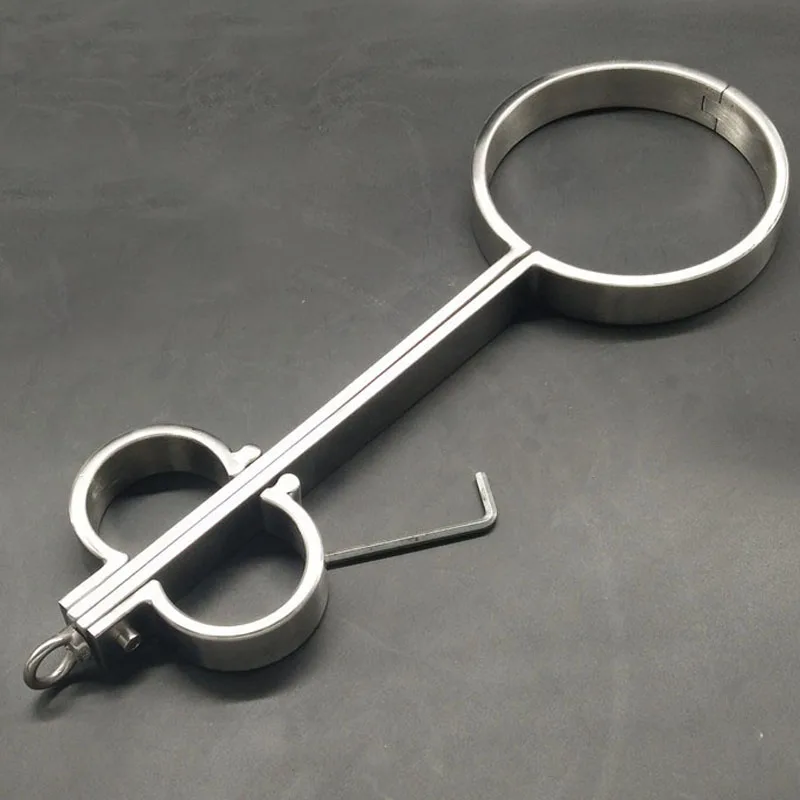 stainless steel bondage collar with sex handcuffs bdsm bondage restraints slave fetish adult games sex toys for couples bondage stainless steel bondage collar with sex handcuffs bdsm bondage restraints slave fetish adult games sex toys for couples bondage