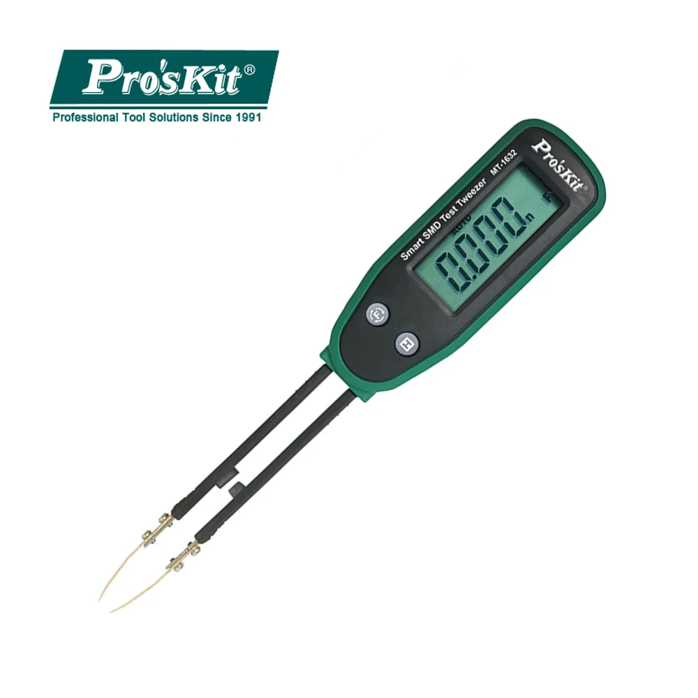 

Patch Diode Test Clip Po'sKit Detection SMD Components Resistor Capacitor Tester Removable Head Tweezers LED Resistance Meters