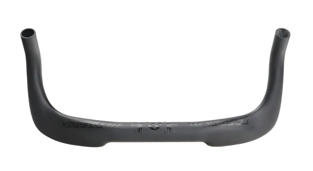 

TOSEEK UD Matte FULL Carbon Triathlon Time Trial TT Bike Handlebar (Matte Black Shiny Logo) 400/420/440/460mm