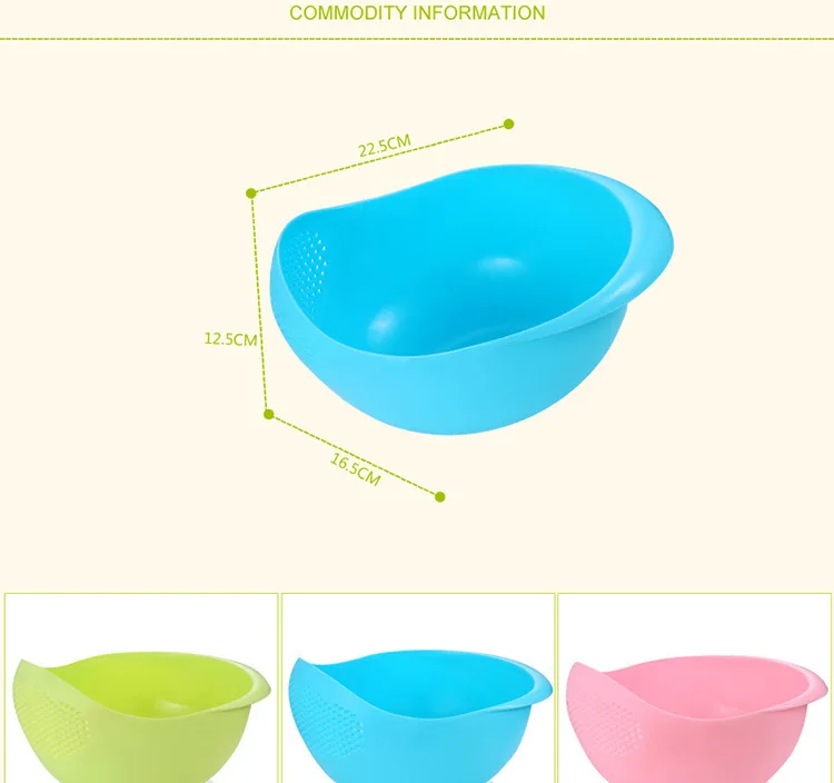 3 цвета Кухня Творческий дуршлаг для риса разноцветные пластиковые фрукты и овощной фильтр Дуршлаг Сито таоми бассейна кухня