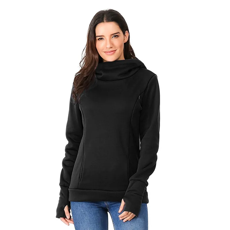 

TELOTUNY Hooded Breastfeeding Hoodie Sweatshirts women nursing top breastfeeding maternity clothes for pregnant women Nov14