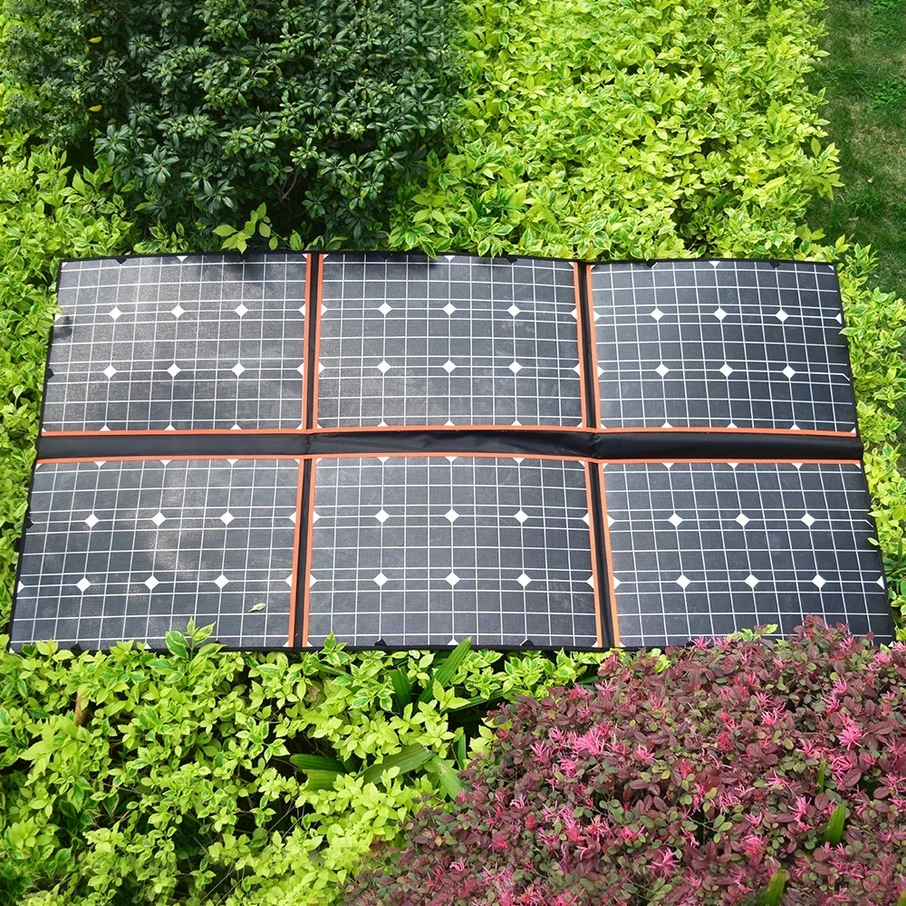  360W ETFE Solar Panel Portable Foldable Bag Module Cable 30A USB Controller for 12V Outdoor camping