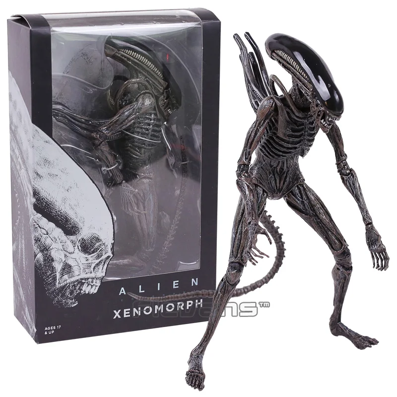 NECA Alien Covenant Xenomorph Neomorph Creature Pack ПВХ фигурка Коллекционная модель игрушки - Цвет: Xenomorph