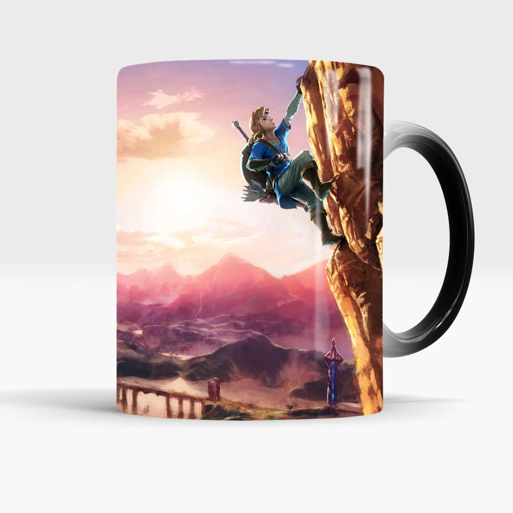 The Legend of Zelda: Breath of the Wild Mug 350ml ceramic hot Sensitive mugs color changing mug Tea cup Friends Gift