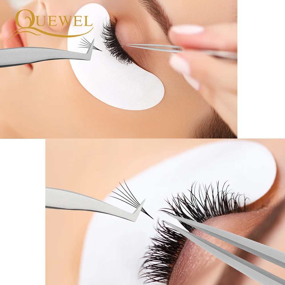 3 Pcs Eyelash Tweezer Straight Curved Stainless Steel Eyelash Clip Eyelash Extension Brow Tweezers Cosmetic Leather Case Makeup