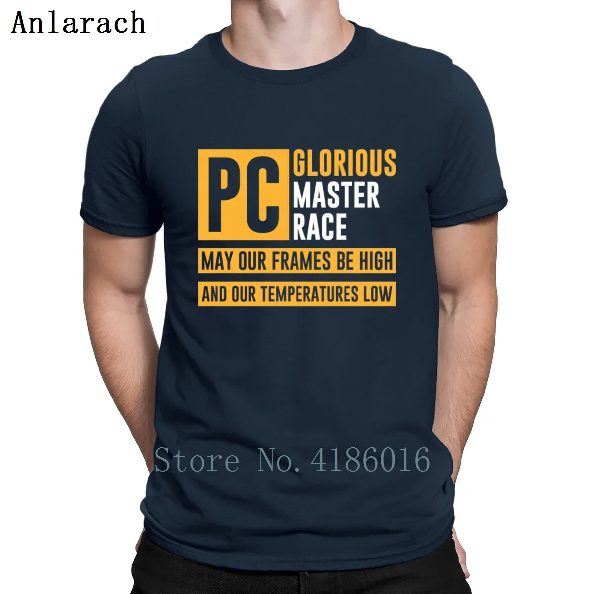 Pcmr компьютерная игровая футболка Master Race Вязаная с круглым вырезом отличные