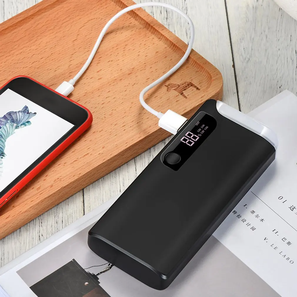 HOCO power bank 15000mAh Портативный Мобильный Внешний аккумулятор с настольным аккумулятором, два usb-порта, универсальное Внешнее зарядное устройство B27