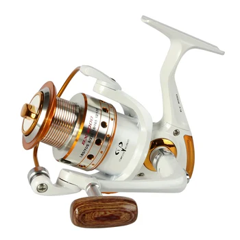 

New 500-9000 fishing reel Spinning Fishing Reels BX 12+1BB 5.2:1 Wood handle fishing Wheel German Technology Carp Fishing Tackle