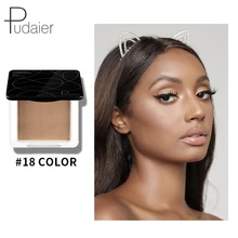 Pudaier Увлажняющая Основа уход за кожей лица масло-управление прессованный бронзатор стойкая пудра 24 часа водостойкая пудра Палитра Косметика 20 цветов