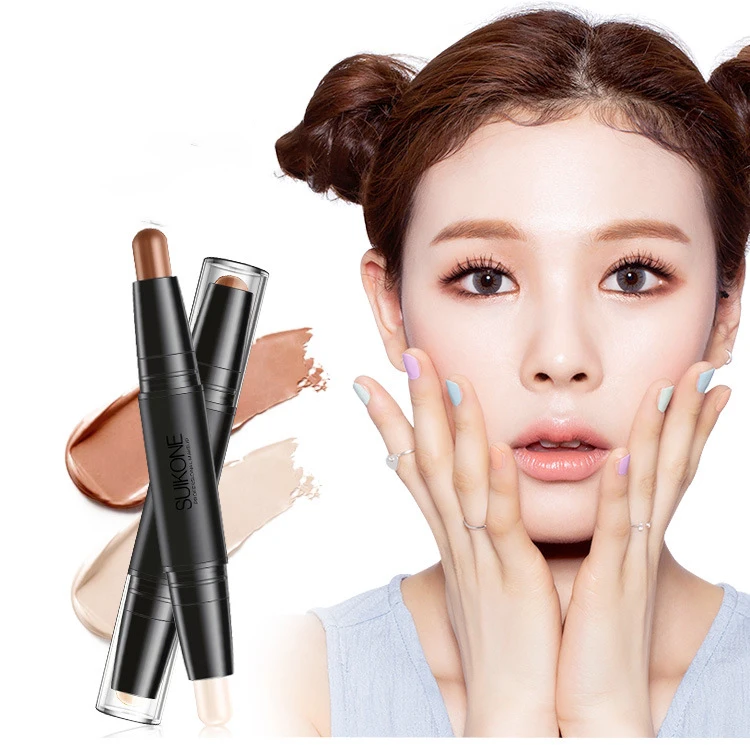 

Double Head Repairing Rod Set Makeup Highlighter for Face Concealer Repair Rod High Light Stick Shadow Concealer Brightening