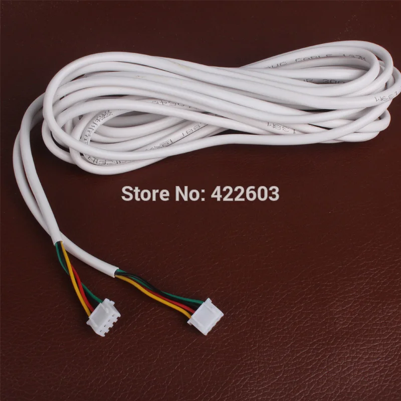 

10M Video door phone line doorphone copper line 4 core copper line FREE SHIPPING