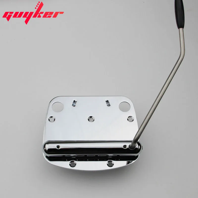 

Chrome Fend Mustang guitar tremolo bridge