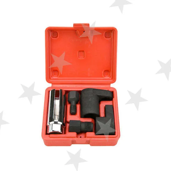 

5 PC 22mm Oxygen Lambda Sensor Remove Socket Set Kit Thread Chasers