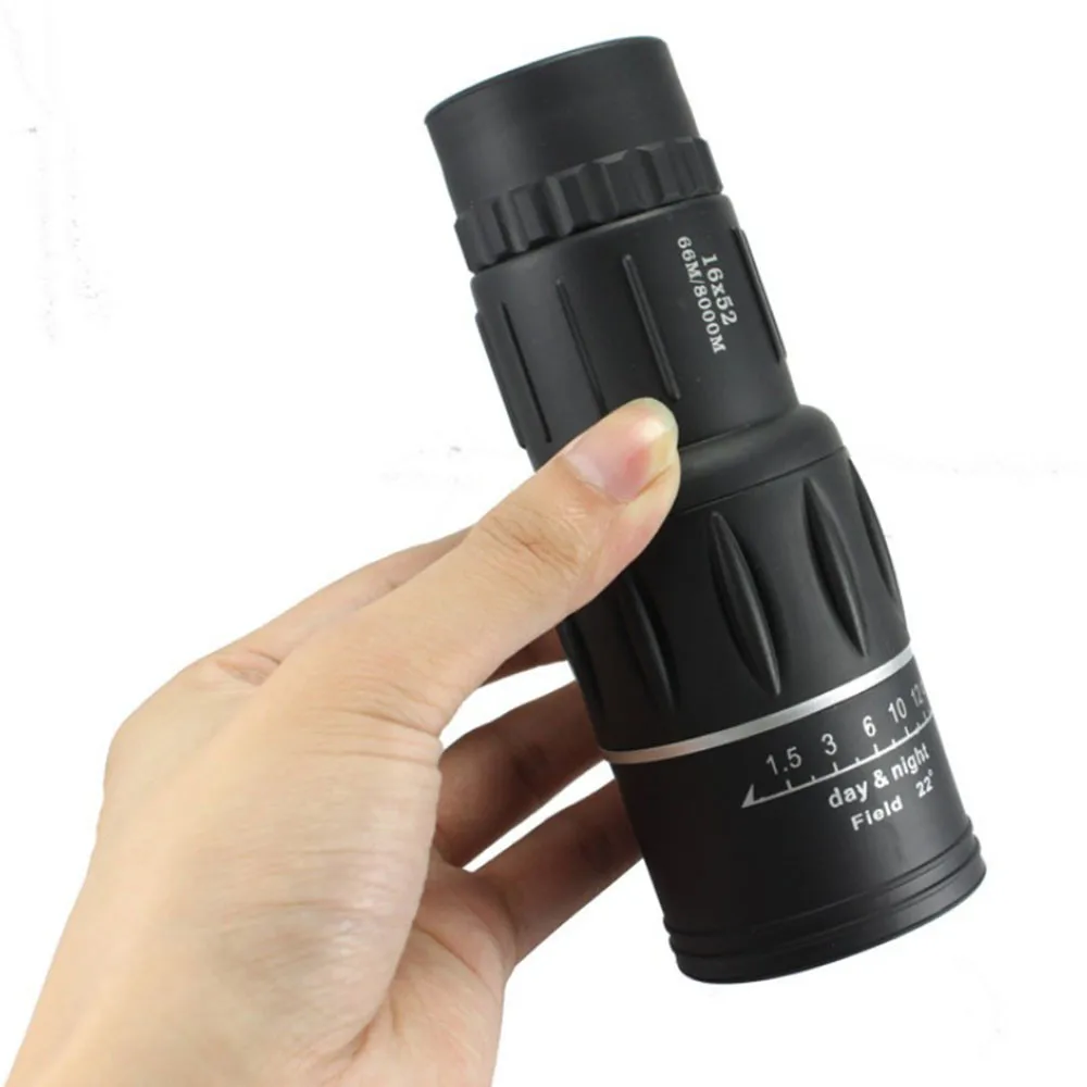 سوبر عالية الطاقة 16X52 المحمولة HD البصريات BAK4 ناظور أحادي العين للرؤية الليلية تلسكوب التخييم الصيد Lll مناظير للرؤية الليلية 5.29