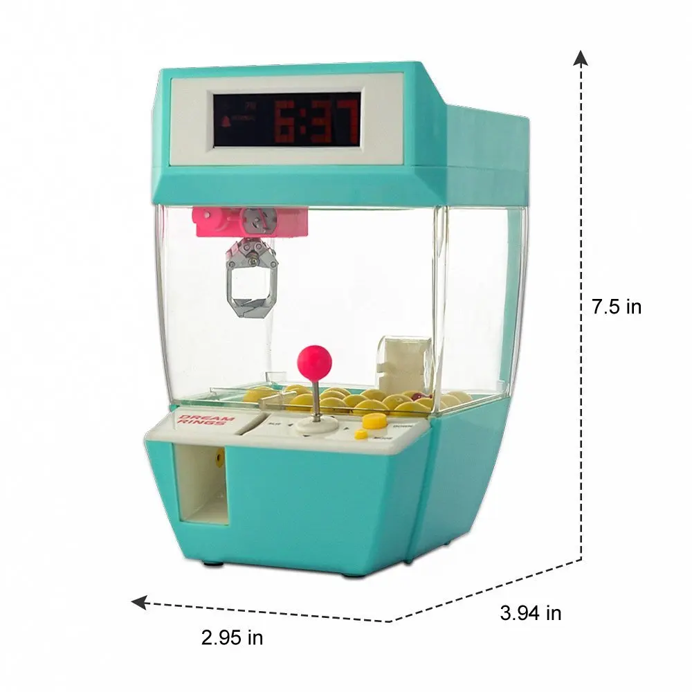  Candy Grabber Mini Claw Machine Game Crane Grabber Toy Electronic Desk Table Watch Digital Nixie Ch