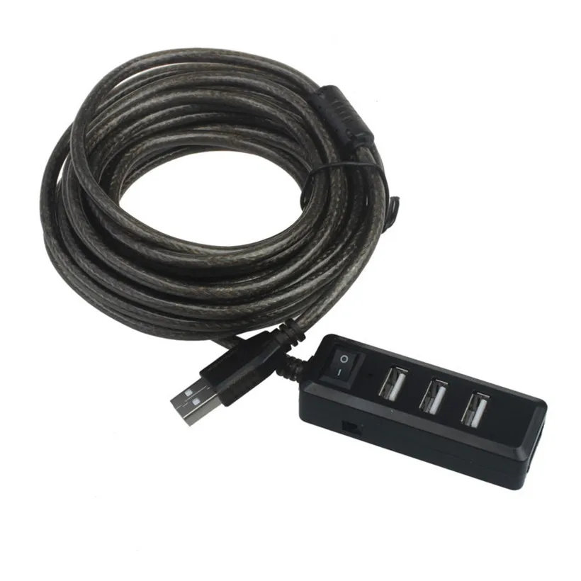 Advanced 2017 Computer font b Accessories b font 5M 4 Port USB 2 0 Hub With