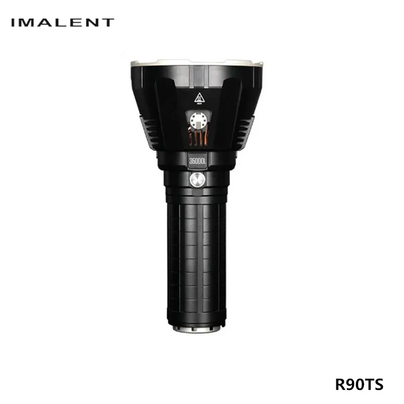 Imalent R90TS 36000лм 8 шт. 21700 батареи мощный перезаряжаемый фонарик для спорта на