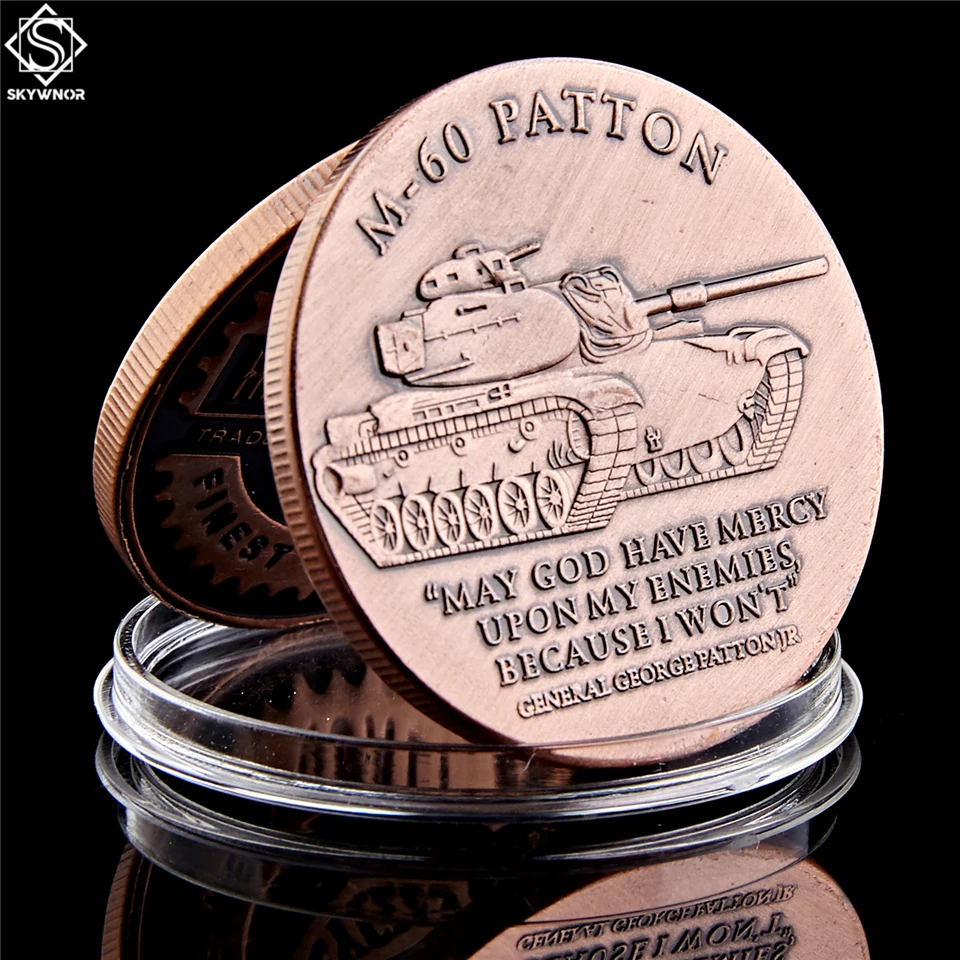 

American Military Challenge Coin U.S . Army M-60 Patton Tank Coin Novelty Promotion Craft Gifts
