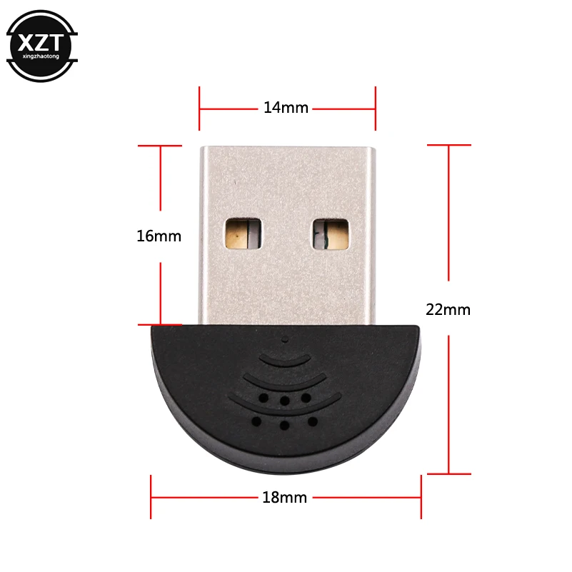 Мини микрофон USB 2 0 портативный для студийной речи аудио адаптер драйвер