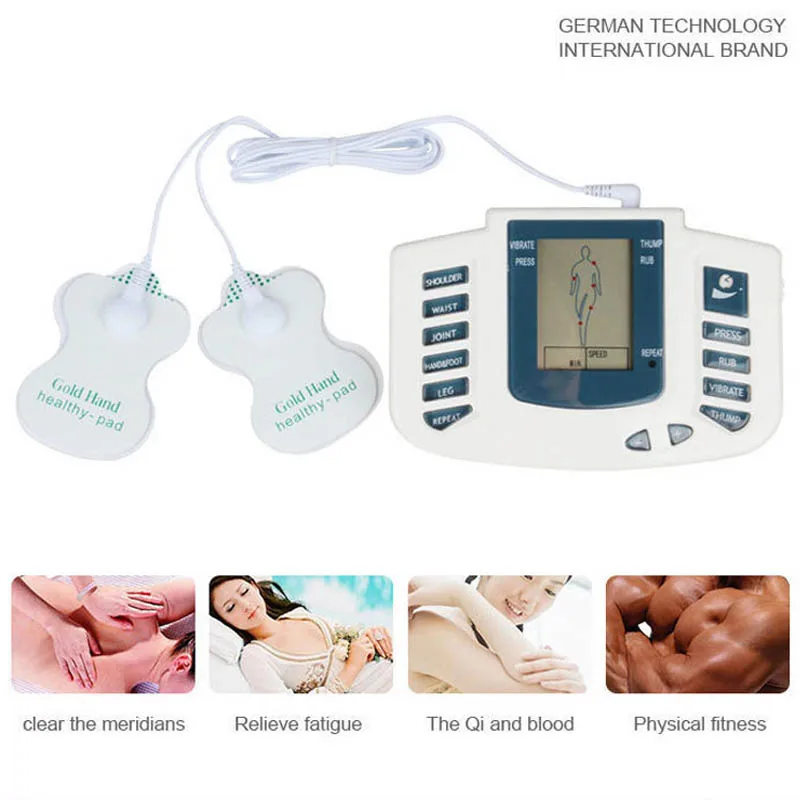 Electronic Body Slimming Pulse Massage for Muscle Relax Pain Relief Stimulator Massageador Tens Acupuncture Therapy Machine Electronic Body Slimming Pulse Massage for Muscle Relax Pain Relief Stimulator Massageador Tens Acupuncture Therapy Machine