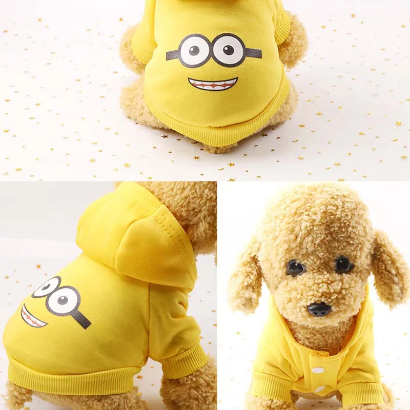 Pet clothes cartoon dog hoodie pet dog clothes dog coat jacket cotton French bulldog clothing dog pet clothing pug Pet clothes cartoon dog hoodie pet dog clothes dog coat jacket cotton French bulldog clothing dog pet clothing pug