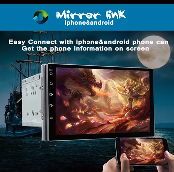 

2 Din Android 10.0 Car DVD Radio Player GPS Navigation 7" Universal For Toyota YARIS TUNDRA VIOS Car head unit 1024*600 Stereo