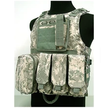 ACU цвет амфибия Тактическая Военная облегченная модульная система переноски снаряжения жилет боевой штурм многофунциональный Жилет Охотничий защитный жилет камуфляж