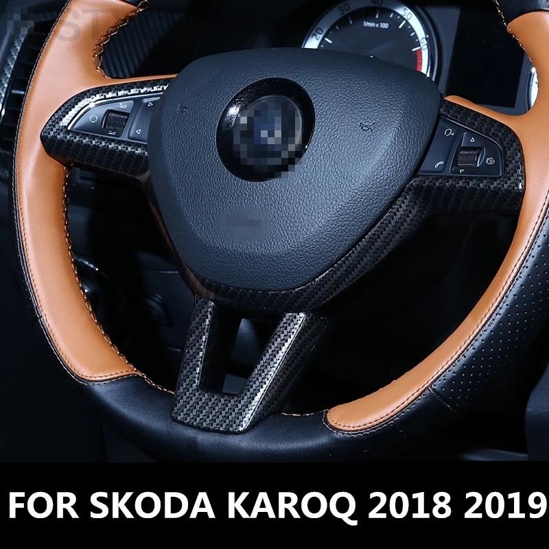 Автомобильные хромированные аксессуары из АБС пластика для SKODA KAROQ 2018 2019 1 шт.
