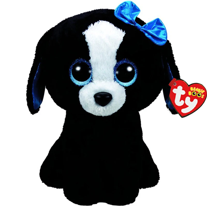 

Ty Beanie Boos Cute Animals Tracey The Dog Plush Toy Doll Christmas Gift