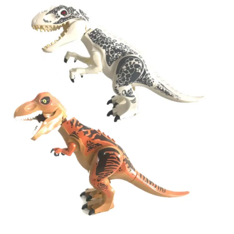 2Pcs/Sets 79151 Jurassic Dinosaur World Figures Tyrannosaurs Rex Building Blocks Compatible With Legoings Dinosaur Toys 2Pcs/Sets 79151 Jurassic Dinosaur World Figures Tyrannosaurs Rex Building Blocks Compatible With Legoings Dinosaur Toys
