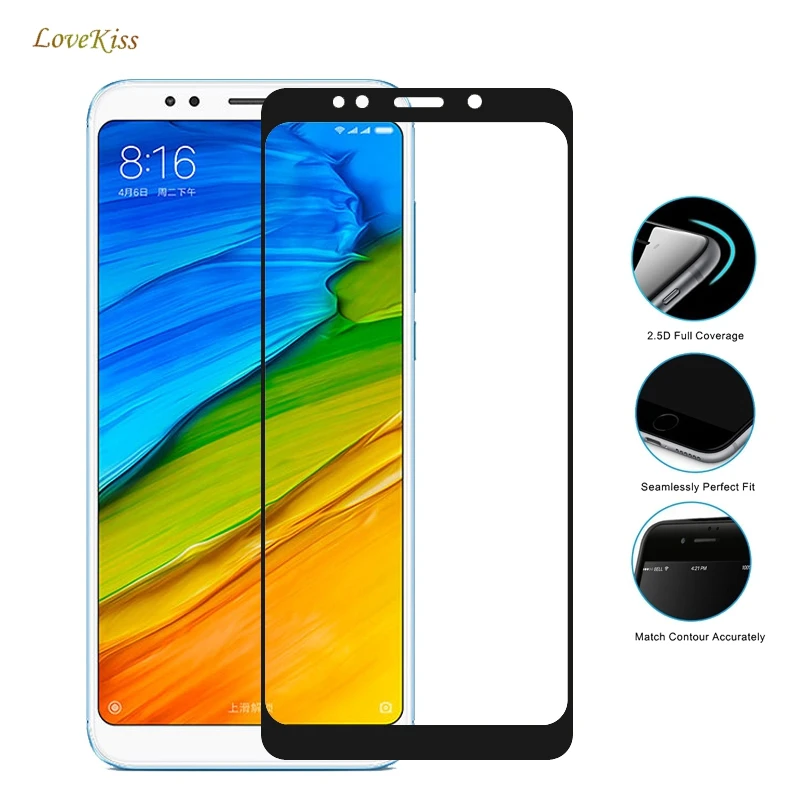 Lovekiss Redmi 5 Plus ультратонкое взрывоустойчивое закаленное стекло для Xiaomi полное