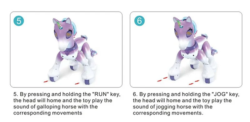 Electric Smart Horse Unicorn Toy for Children Remote Control Children's New Robot Touch Induction Electronic Pet Educational Toy