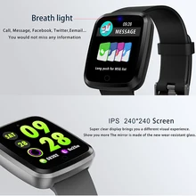 Смарт-браслет с монитором сердечного ритма фитнес-трекер Браслет Монитор кровяного Кислорода Монитор давления спортивные часы для IOS Android телефон