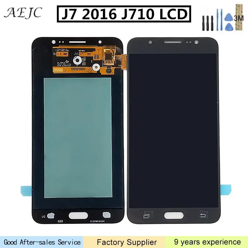 

5.5" Super OLED for Samsung J7 2016 J710 J710F J710M J710H J710FN LCD Display Digitizer Touch Screen for Samsung J7 2016 LCD