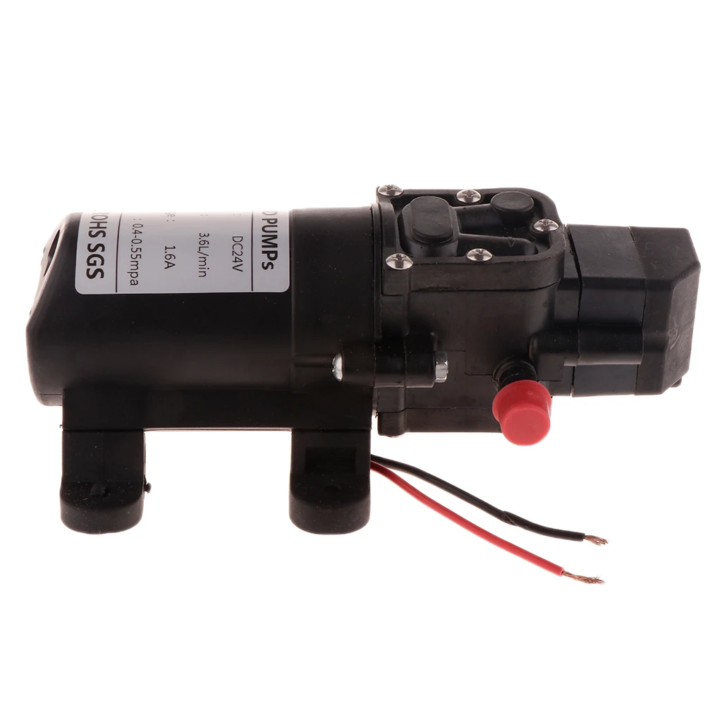 12-24V High Pressure 3.6L/min Water Pump Car Boat Wash Spray Transfer Pump Utility Pumps for Water Purification Treatment	
