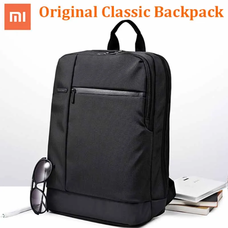 100% Оригинальные Классические деловые рюкзаки Xiaomi вместительная Студенческая