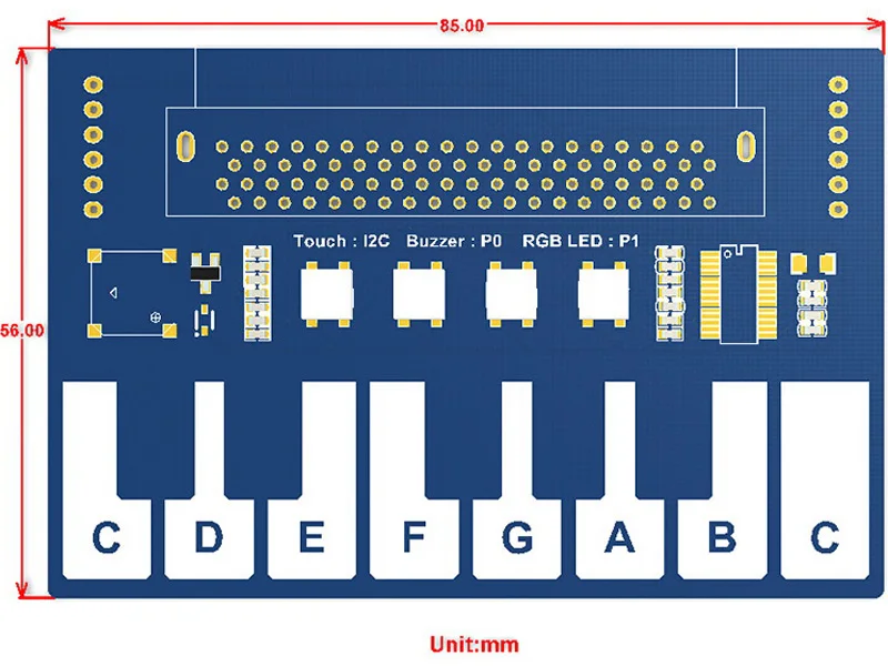 Piano-for-micro-bit-size