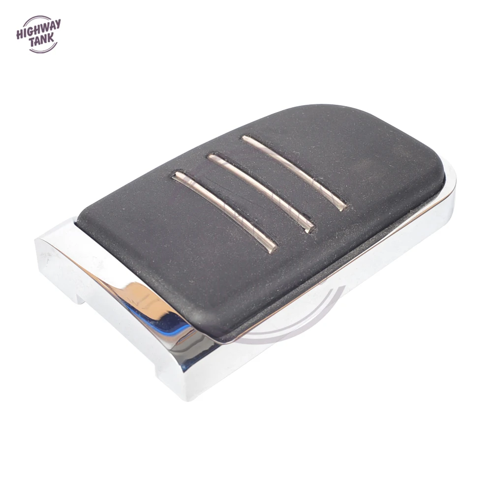 

Chrome Motorcycle Streamliner Brake Pad Pedal case for Harley Davidson Touring & Softail Models